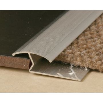 Transition Grip For Stretch Carpet 30mm Wide Mill Finish