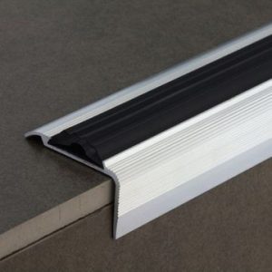 Contr PVC infill 25mm x 2.5m Black - ridged