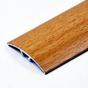 Dural cover strip for L/W 40x0-14mmx90cm Beech