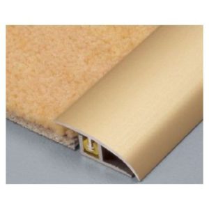 Dural 6mm aluminium clipper carpet Silver