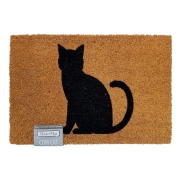 Coir Mat 40 x 60cm Cat | Kirk Marketing