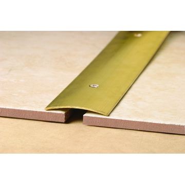 Brass Transition Cover 34mm wide. Mill finish brass. 2.5m length - Kirk ...