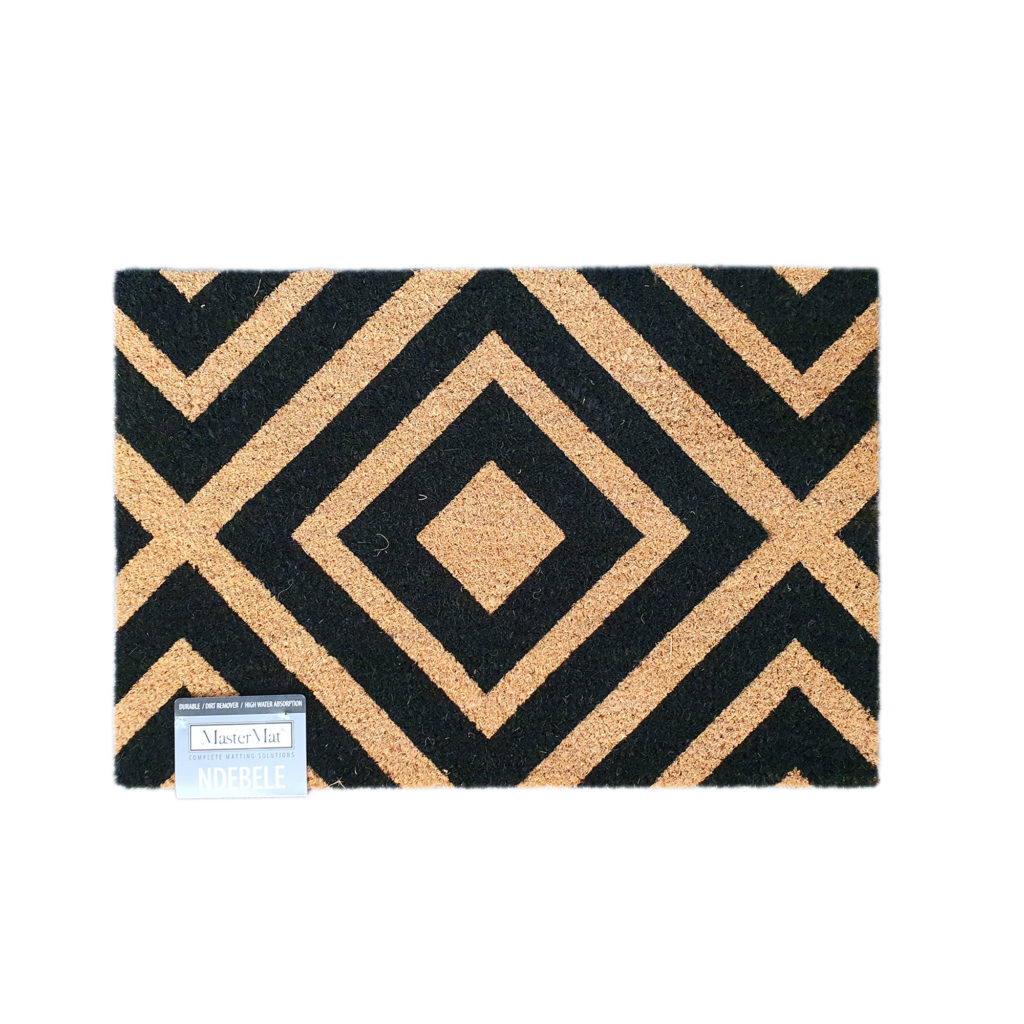 Coir Mat 40x60cm Ndebele Kirk Marketing