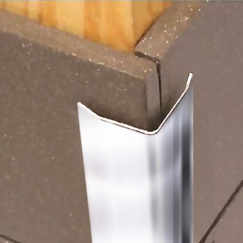 Stainless Steel Corner Protector 30x30mm Natural 2.5m | Kirk Marketing